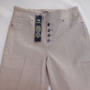 DG2 by Diane Gilman High Rise Beige Jeans
